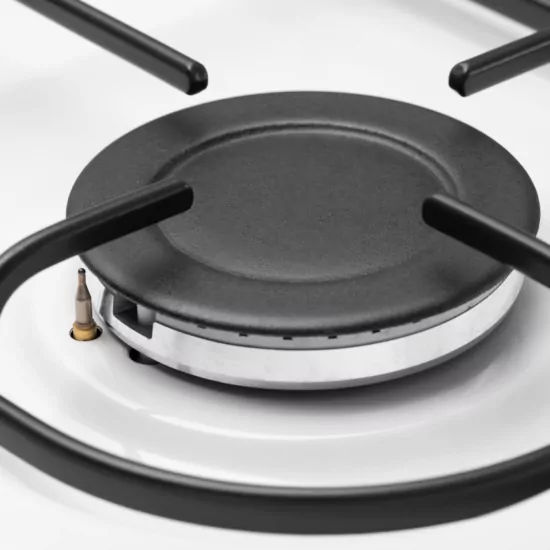 Cooker ARDESTO gas, 50L, 50x60cm, electric ignition, timer, LPG conversion set (gas cylinder connection), white