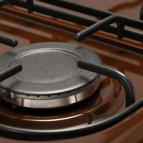 Плита Ardesto газова, 50л, 50×60см, електропідпал, форсунки LPG (підключення газового балона), коричневий