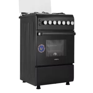 Плита ARDESTO газовая, 50л, 50×60см, стеклянная крышка, электроподжиг, таймер, термометр, кофе адаптер, форсунки LPG (подключение газового баллона), черный