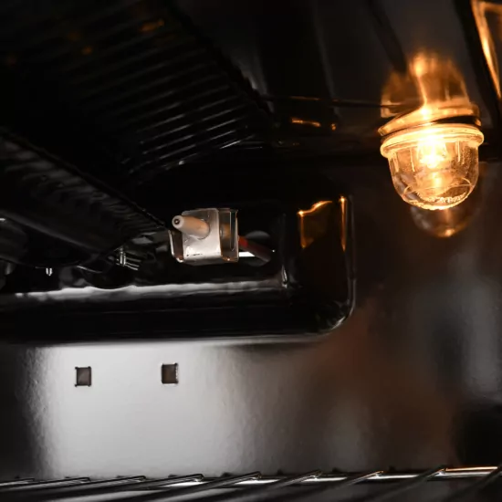 Плита ARDESTO газовая, 50л, 50×60см, стеклянная крышка, электроподжиг, таймер, термометр, кофе адаптер, форсунки LPG (подключение газового баллона), черный