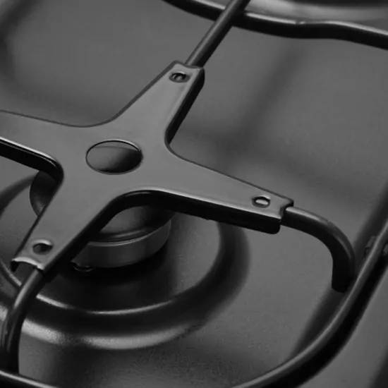 Плита ARDESTO газовая, 50л, 50×60см, стеклянная крышка, электроподжиг, таймер, термометр, кофе адаптер, форсунки LPG (подключение газового баллона), черный