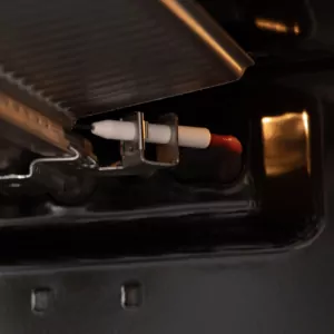 Cooker ARDESTO gas, 58L, 60x60cm, glass lid, electric ignition, lighting, timer, thermometer, drop-down drawer, LPG conversion set (gas cylinder connection), brown