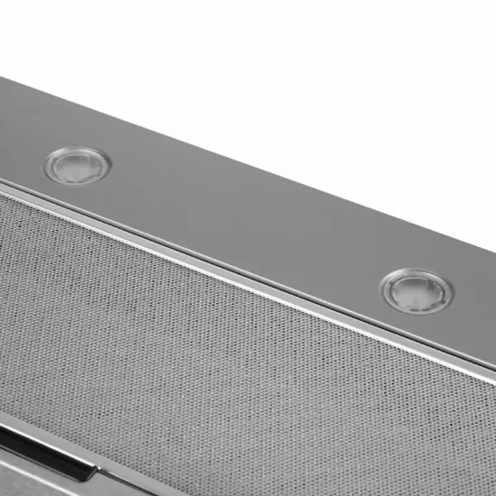 Hood ARDESTO telescopic, 60cm, 450m3h, metal, 2х1W LED, button, inox