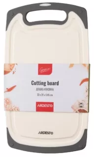 Дошка кухонна Ardesto Gemini, 33х20х0.85см, пластик, білий