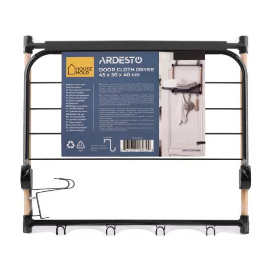 Дверная сушилка Ardesto Minimalism 45x30x40см, бамбук, металл