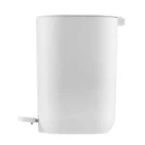 Ведро для мусора Ardesto Vigor с педалью, 3л, полипропилен, белый