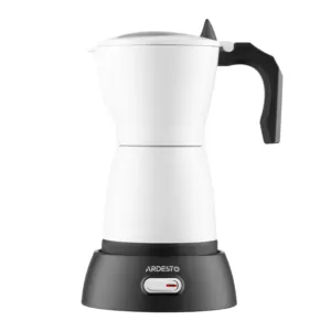 Кавоварка Ardesto електрична гейзерна  0.3л, мелена, білий