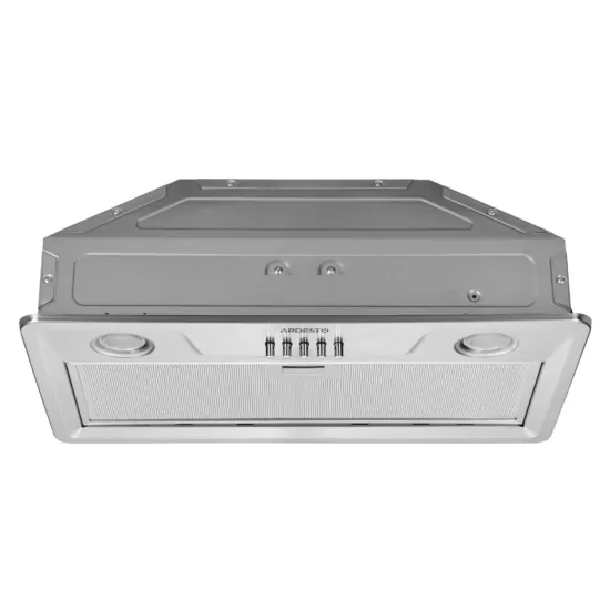 Hood Ardesto integrated, 52cm, 450m3h, metal, 2х1W LED, button, inox