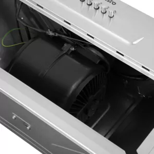 Hood Ardesto integrated, 52cm, 450m3h, metal, 2х1W LED, button, inox