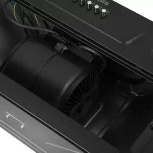 Hood Ardesto integrated, 52cm, 700m3h, metal, 2х1W LED, button, black