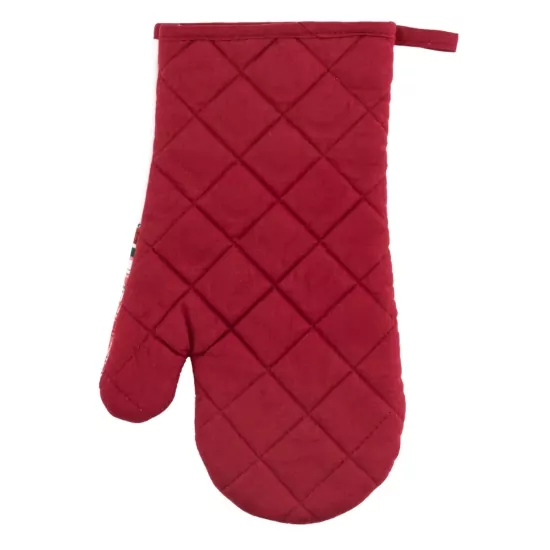 Ardesto Oven mitten Christmas Tree 18х30cm, 100% polyester (front), 100% cotton (back), green