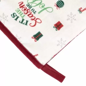 Ardesto Oven mitten Christmas Tree 18х30cm, 100% polyester (front), 100% cotton (back), green