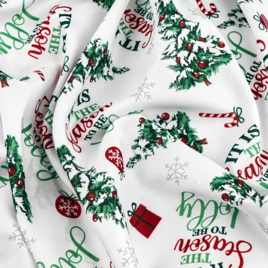 Скатерть ARDESTO Christmas Tree 120х140см, 100% полиэстер, зеленый