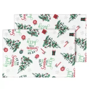 Набор салфеток серв. ARDESTO Christmas Tree 30х45см, 2шт, 100% полиэстер, зеленый