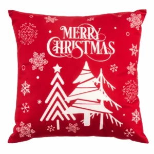 ARDESTO Pillow decor. Christmas 45х45cm, 100% polyester, red