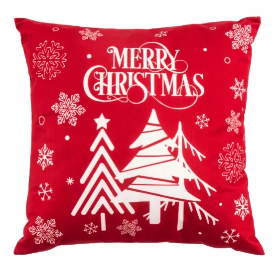ARDESTO Pillow decor. Christmas 45х45cm, 100% polyester, red