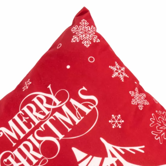 ARDESTO Pillow decor. Christmas 45х45cm, 100% polyester, red