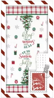 Ardesto Gift set of towels in a box Christmas Tree 38х63cm, 2pcs, 100% cotton, green