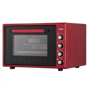 Electric oven ARDESTO, 70L, 2000W, mech., double glass, rotisserie, raspberry