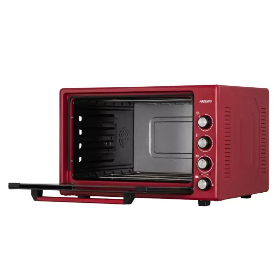 Electric oven ARDESTO, 70L, 2000W, mech., double glass, rotisserie, raspberry