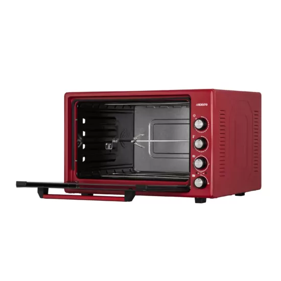 Electric oven ARDESTO, 70L, 2000W, mech., double glass, rotisserie, raspberry