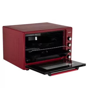 Electric oven ARDESTO, 70L, 2000W, mech., double glass, rotisserie, raspberry