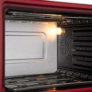 Electric oven ARDESTO, 70L, 2000W, mech., double glass, rotisserie, raspberry