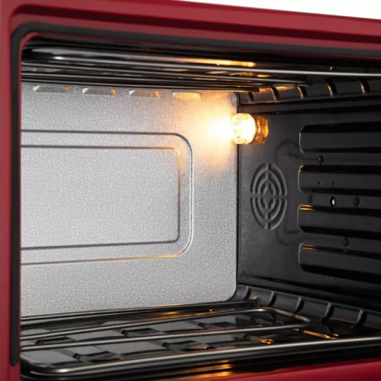 Electric oven ARDESTO, 70L, 2000W, mech., double glass, rotisserie, raspberry