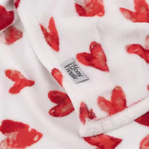 Плед Ardesto Flannel 160х200см, 100% полиэстер, сердечка
