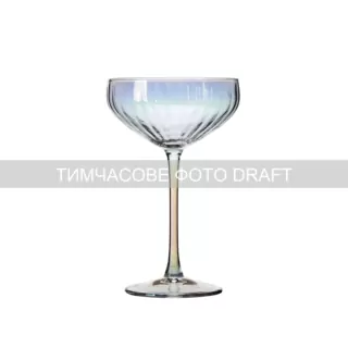 Набір келихів для шампанського Ardesto Black Mars Zenith 310мл, 2шт, скло, прозорий