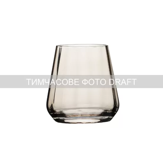 Набір склянок низьких Ardesto Black Mars Altair 420мл, 2шт, скло, золотистий