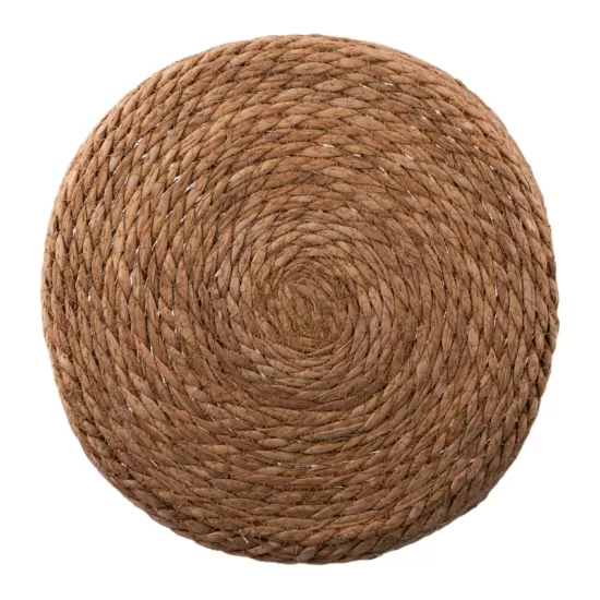 Basket ARDESTO Minimalism 35x35x27cm, paper twine, cottail grass, grey