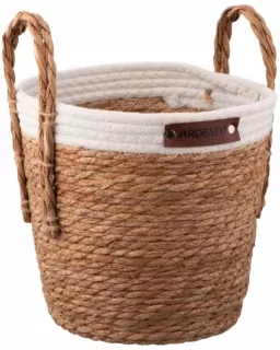 Корзина ARDESTO Prestigio 26х26х24см, рогожка из морских водорослей, хлопковый шпагат