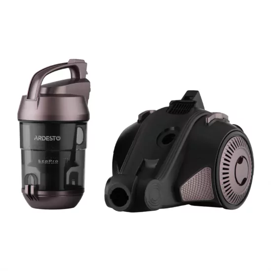 Пылесос Ardesto контейнерный, 700Вт, конт пыль -2.5л, НЕРА, чёрно-бронзовый