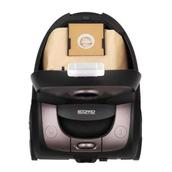 Пилосос Ardesto мішковий, 800Вт, мішок- 2.5л, HEPA, чорно-бронзовий