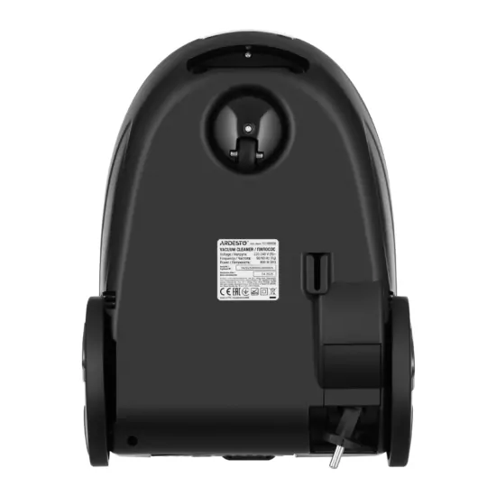 Пилосос Ardesto мішковий, 800Вт, мішок- 2.5л, HEPA, чорно-бронзовий