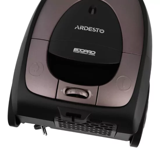 Пилосос Ardesto мішковий, 800Вт, мішок- 2.5л, HEPA, чорно-бронзовий