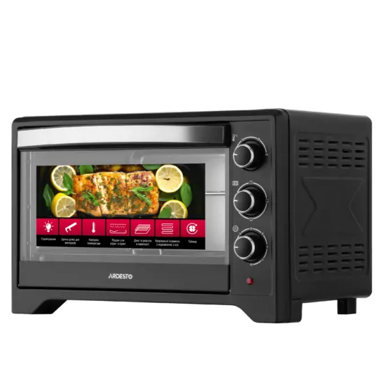 Печь электрическая ARDESTO, 33л, 1615Вт, механич., черный