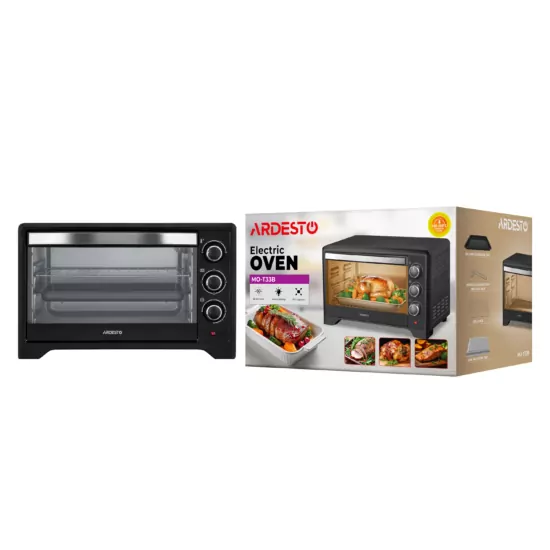 Печь электрическая ARDESTO, 33л, 1615Вт, механич., черный