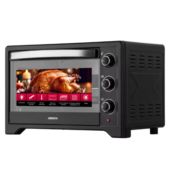 Печь электрическая ARDESTO, 45л, 2015Вт, механич., черный