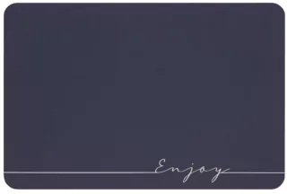 Rug with non-slip base ARDESTO Vigor 40x60cm, polyester, dark grey