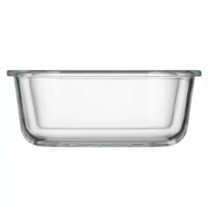 Ardesto Food storage container Gemini 0.8l, borosilicate glass, plastic, square, transparent