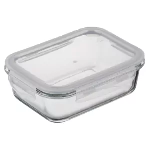 Ardesto Food storage container Gemini 1.06l, borosilicate glass, plastic, rectangular, transparent