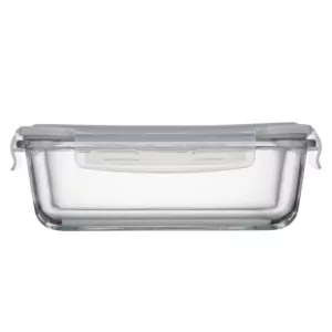 Ardesto Food storage container Gemini 1.06l, borosilicate glass, plastic, rectangular, transparent
