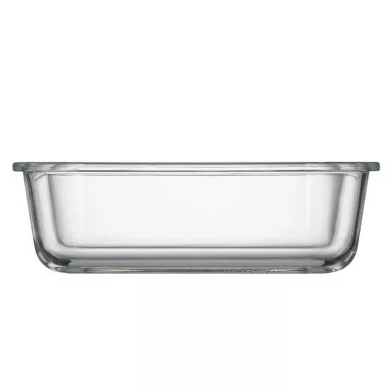 Ardesto Food storage container Gemini 1.06l, borosilicate glass, plastic, rectangular, transparent