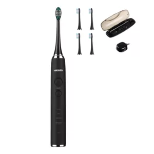 Щетка зубная электр. Ardesto ETB-211B, 40т. колеб/мин, насадок-5, футляр, IPX7, черный