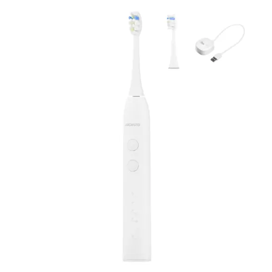 Щітка зубна електр. ARDESTO, ETB-112W, 40т. колив/хв, насадок-2, IPX7, білий