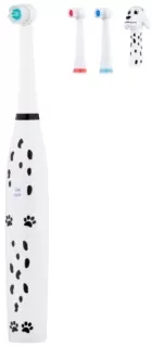 Щітка зубна електр. Ardesto, ETB-003DOG, для дітей, 8.8т. колив/хв, насадок-3, IPX6, білий