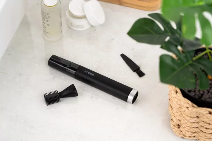 Ardesto trimmer TR-PWP, steel, USB-C > USB-A, black