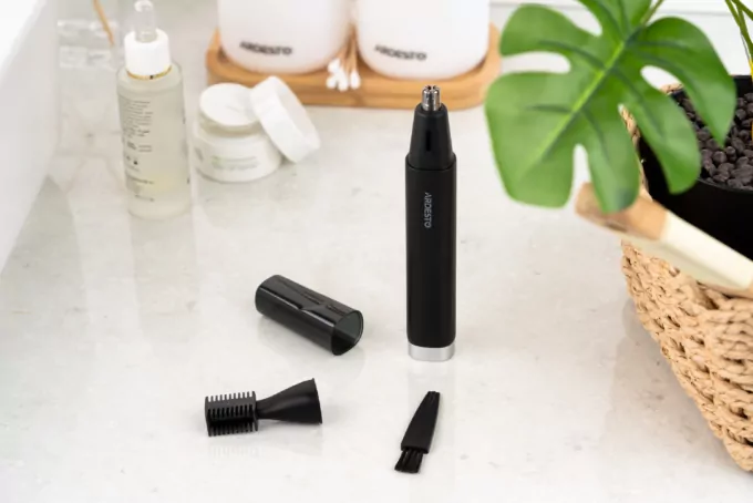 Ardesto trimmer TR-PWP, steel, USB-C > USB-A, black